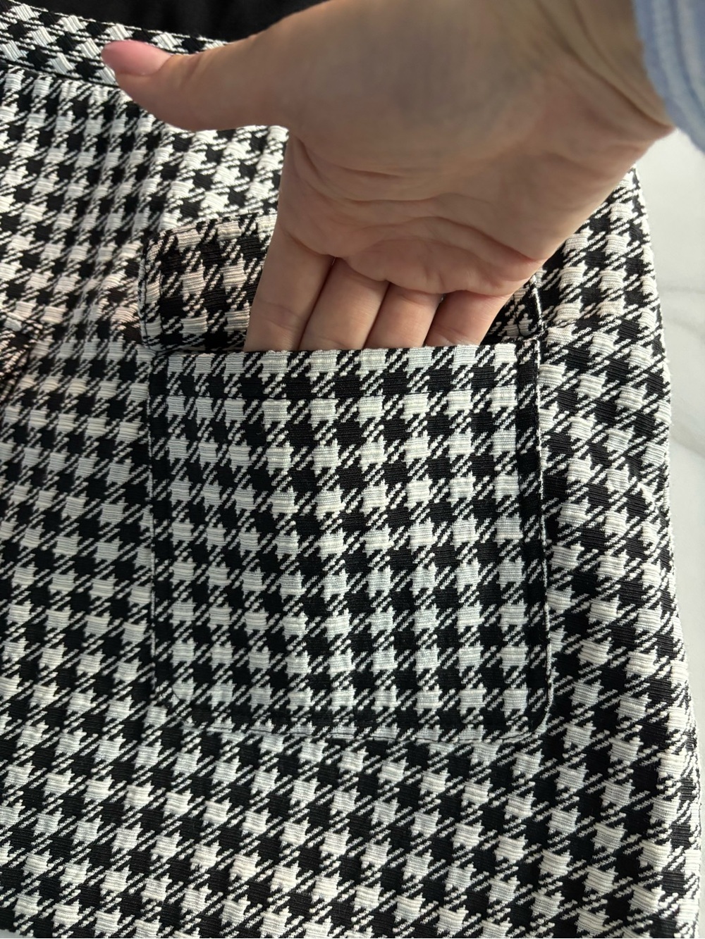 Emporio Armani Black Houndstooth Dress Sz 12 y.o. - Picture 11 of 13